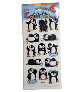 Bu-bu Stickers Emotıons Penguın 9X21