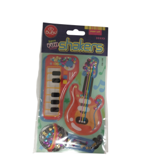 Bu-bu Stickers Pop Up Shakers Müzik 20.5X11