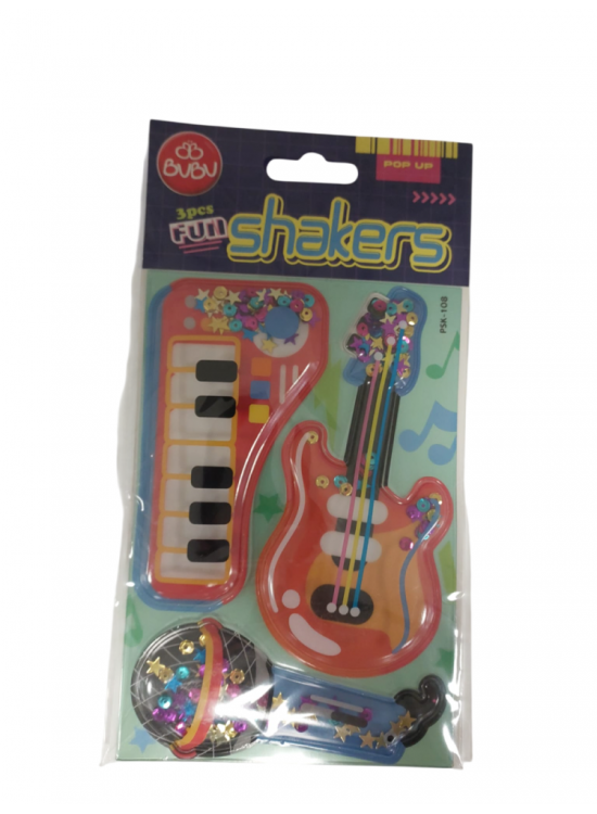 Bu-bu Stickers Pop Up Shakers Müzik 20.5X11 Bu-bu Stickers Pop Up Shakers Müzik 20.5X11