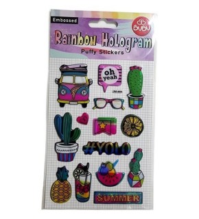 Bu-bu Stickers Puffy Summer 20.5X11