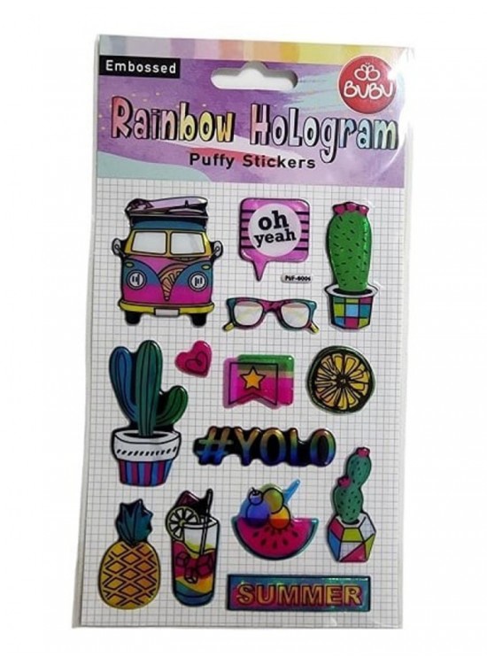 Bu-bu Stickers Puffy Summer 20.5X11