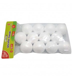 Bu-Bu Strafor Köpük Top 5 CM 12 Li BUBU-KP0003