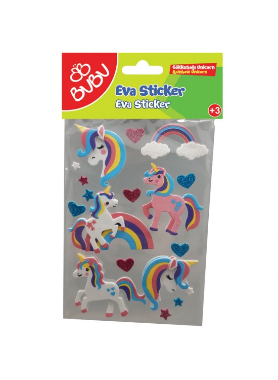 Bu-Bu Unıcorn Sticker Set BUBU-STS049 Bu-Bu Unıcorn Sticker Set BUBU-STS049