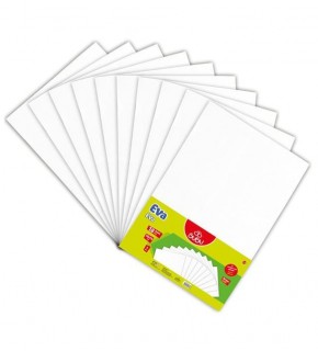 Bubu 50X70 Düz Eva Beyaz 10 Lu İthal