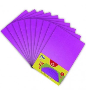 Bubu 50X70 Düz Eva Mor 10 Lu İthal