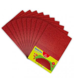 Bubu 50X70 Simli Eva Kırmızı 10 Lu İthal