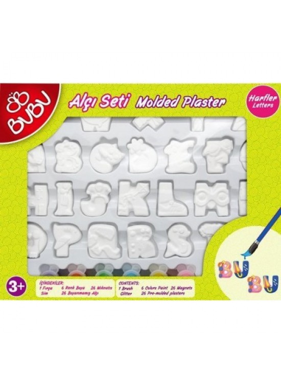 Bubu Alçı Seti Harfler 00071