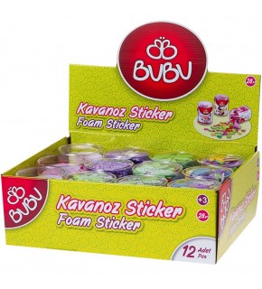 BuBu Eva Çiçek Sticker 28 Gr Bubu-00030 (1 Adet)