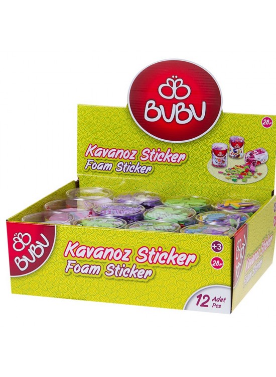 Bu-Bu Eva Harf Sticker 28 Gr Bubu-00048 Bu-Bu Eva Harf Sticker 28 Gr Bubu-00048