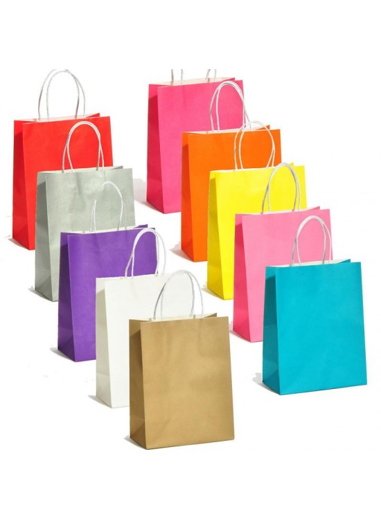 Büküm Saplı Kağıt Torba 25X31 25 Li