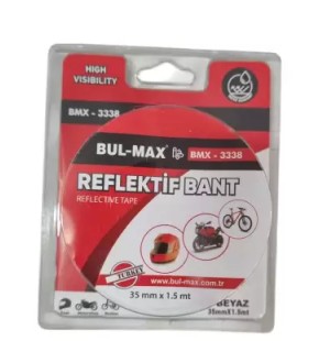 Bul-max Reflektif Bant 35Mmx1,5M Beyaz BMX-3338