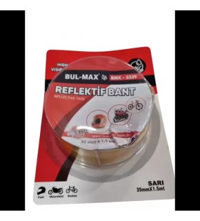 Bul-max Reflektif Bant 35Mmx1,5M Sarı BMX-3339