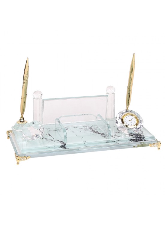 BULUT KRİSTAL MASA SETİ