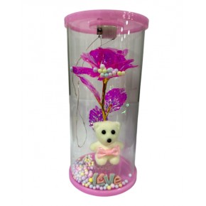 Büyük Ledli Ayıcıklı Fosforlu Gül 705