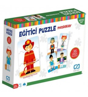 Ca Eğitici Puzzle Meslekler 5030