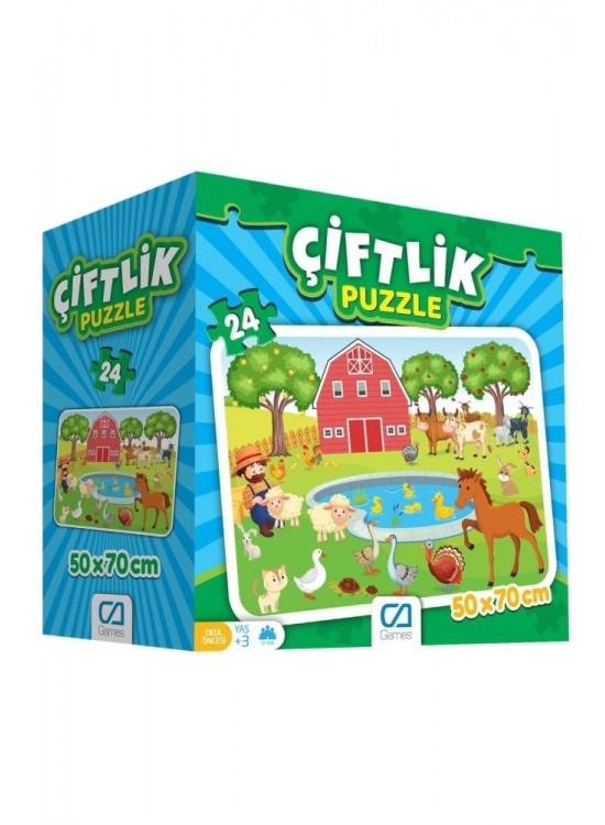 Ca Games 5133 Çiftlik Yer Puzzle 50x70 cm