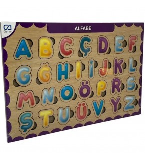 Ca Games Ahşap Alfabe Bul-Tak Caahs-3208