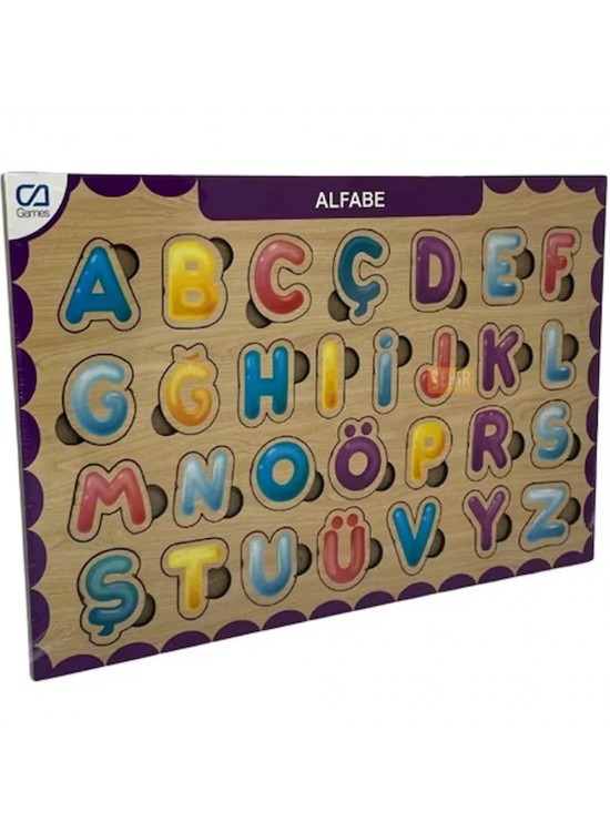 Ca Games Ahşap Alfabe Bul-Tak Caahs-3208 Ca Games Ahşap Alfabe Bul-Tak Caahs-3208