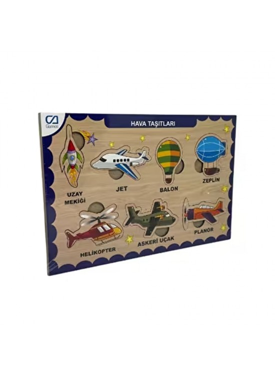 Ca Games Ahşap Hava Taşıtları Bul-Tak Caahs-3202