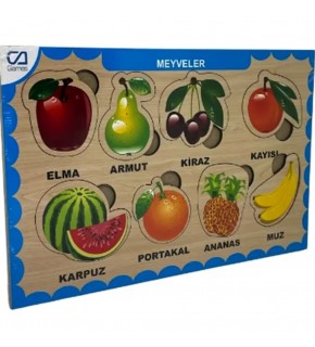 Ca Games Ahşap Meyveler Bul-Tak Caahs-3206