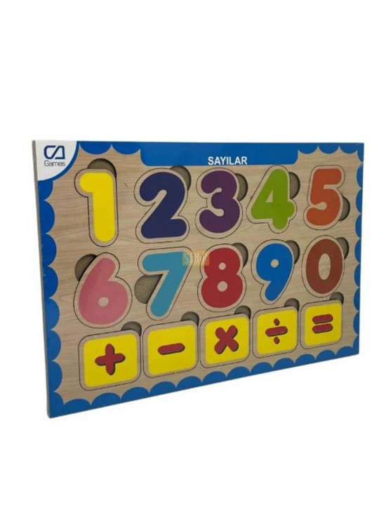 Ca Games Ahşap Sayılar Bul-Tak Caahs-3207 Ca Games Ahşap Sayılar Bul-Tak Caahs-3207