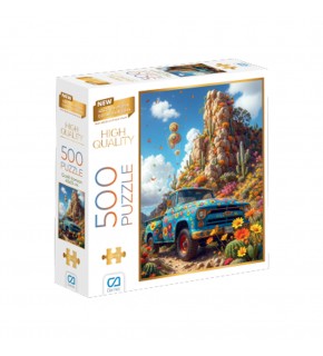 Ca Games Çiçekli Kamyon Puzzle 500 Parça Ca500-7529