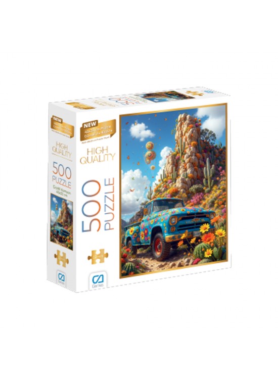 Ca Games Çiçekli Kamyon Puzzle 500 Parça Ca500-7529