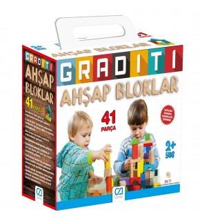 Ca Games Graditi 41 Parça Renkli Bloklar Caahs-10010