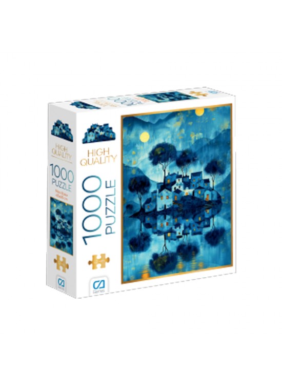 Ca Games Puzzle 1000 Parça Mavi Evler Ca1000-7055