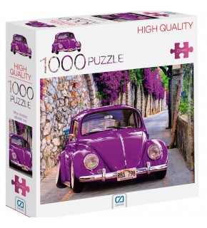 Ca Puzzle 1000 Parça Mor Araba 7028