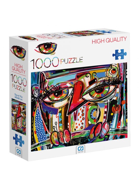 Ca Puzzle 1000 Parça Soyut Yüz Ca1000-7029