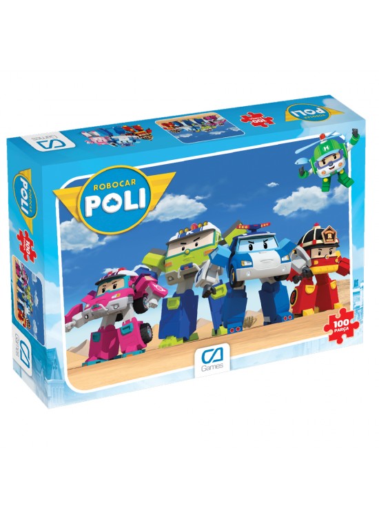 Ca Games Robocar Puzzle 100 Parça Ca100-5327