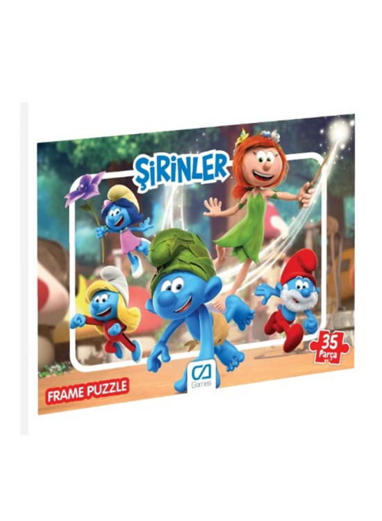 Ca Games Şirinler Frame Puzzle 35 Parça Cafrm-5310-5311