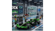 Cada Blok Oyuncak Sauber F1 Formula Aracı 314 C55032w