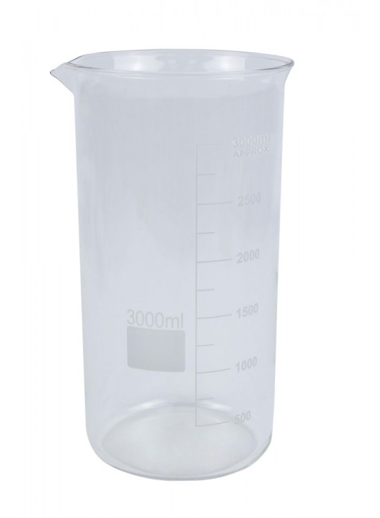 Cam Beher Glas 3000Ml Uzun Form