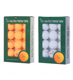 Can Sport Kaliteli Masa Tenisi Pinpon Topu 12 li