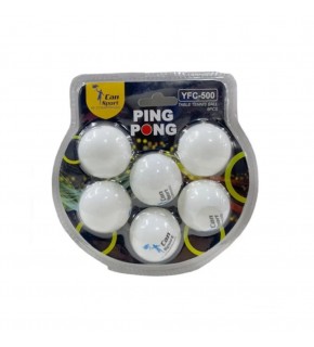 Can Sport Pinpon Topu Kartela 6 Lı