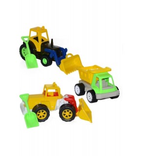 Can Toys İnşaat Araçları Kamyon Dozer Traktör106ST