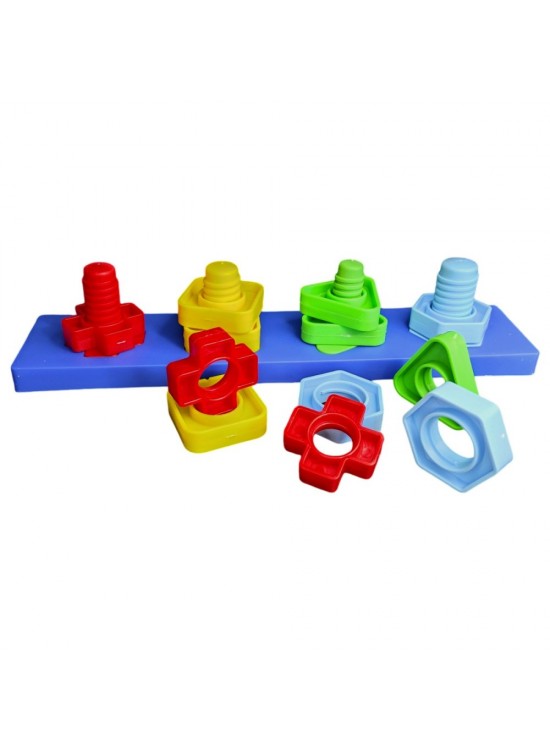 Can Toys Kutuda Cıvata Somun Dizme Seti HC1037 Can Toys Kutuda Cıvata Somun Dizme Seti HC1037