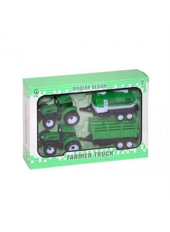 Canem Oyuncak Çekbırak Çiflik Traktörü 2 Li Kutulu 9973-20A/30A