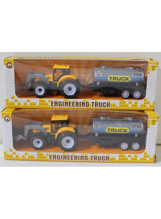 Canem Oyuncak Çekbırak İş Makinesi Traktörleri Kutulu 9985-4A Canem Oyuncak Çekbırak İş Makinesi Traktörleri Kutulu 9985-4A