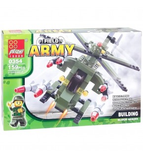 Canem Oyuncak Askeri Helikopter Blok Seti 159 Parça 6+ 0354