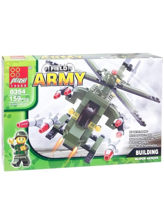 Canem Oyuncak Askeri Helikopter Blok Seti 159 Parça 6+ 0354 Canem Oyuncak Askeri Helikopter Blok Seti 159 Parça 6+ 0354