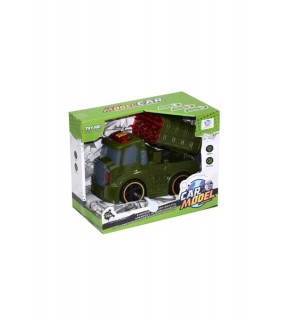 Canem Oyuncak Sürtmeli Sesli Işıklı Askeri Araçlar 8899-4A