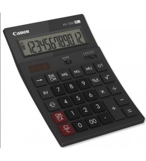 Canon AS-1200 HB 12 Hane Siyah Masa Üstü Hesap Makinesi