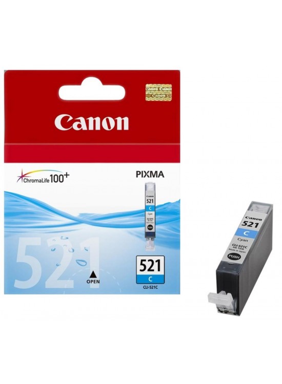 Canon CLI-521C Cyan Mavi Mürekkep Kartuş MP260-540-550-560-620-630 MX860-870 Canon CLI-521C Cyan Mavi Mürekkep Kartuş MP260-540-550-560-620-630 MX860-870