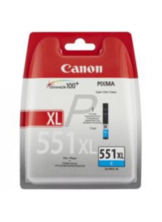 Canon CLI-551XL C Cyan Mavi Yüksek Kapasiteli Mürekkep Kartuş IP7250 MX925 Canon CLI-551XL C Cyan Mavi Yüksek Kapasiteli Mürekkep Kartuş IP7250 MX925