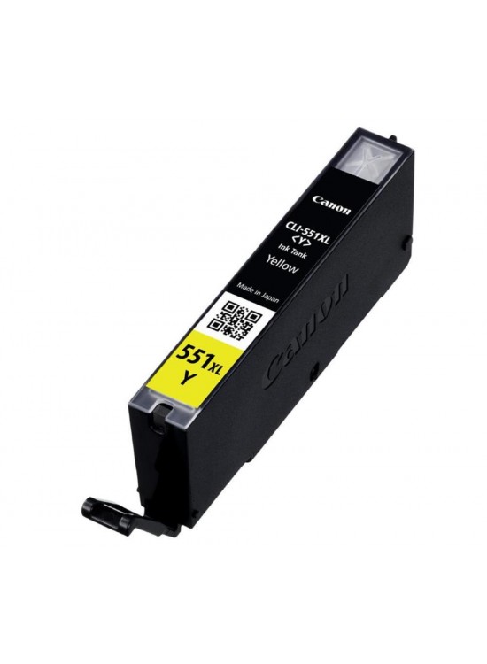 Canon CLI-551XL Y Yellow Sarı Yüksek Kapasiteli Mürekkep Kartuş IP7250 MX925 Canon CLI-551XL Y Yellow Sarı Yüksek Kapasiteli Mürekkep Kartuş IP7250 MX925