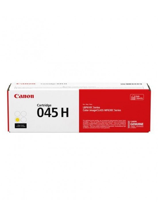 Canon CRG-045H Y Yellow Sarı 2.200 Sayfa Yüksek Kapasite Toner MF635-631 LBP613
