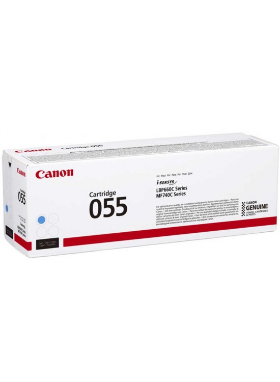 Canon CRG-055C Cyan Mavi 2.100 Sayfa Toner MF742